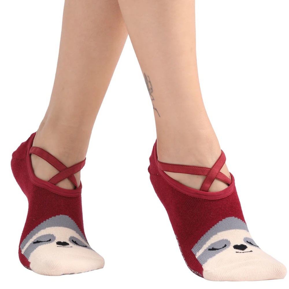 New! Cute Animal Grip Pilates Socks - Picture 9 of 16